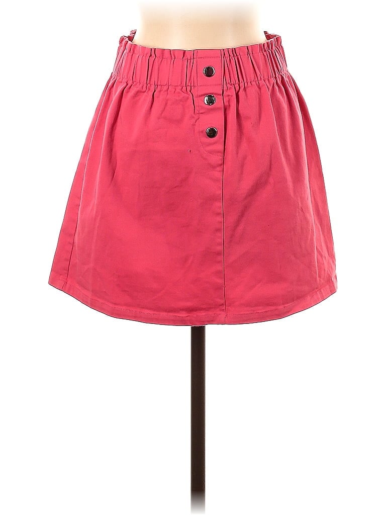 Mi ami Solid Pink Casual Skirt Size S - photo 1