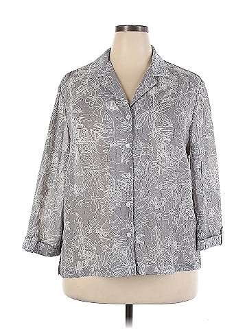 Cathy Daniels 3/4 Sleeve Button-Down Shirt (view 1)