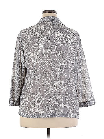 Cathy Daniels 3/4 Sleeve Button-Down Shirt (view 2)