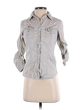 Armani Exchange Long Sleeve Button-Down Shirt (view 1)