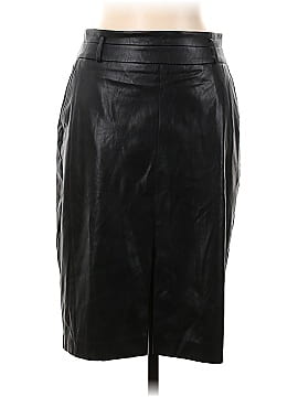 Gabrielle Union New York and Company Faux Leather Skirt (view 1)