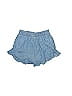 Aerie 100% Lyocell Acid Wash Print Blue Shorts Size S - photo 2