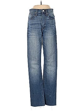 Madewell Rigid Straight Crop Jeans: Tall Cuff Edition (view 1)