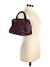 Etienne Aigner 100% Leather Solid Burgundy Leather Satchel One size - photo 2