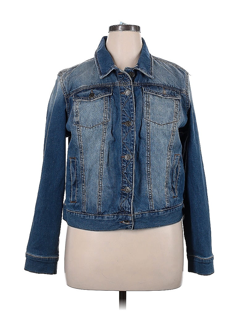 Soho 100 Cotton Blue Denim Jacket Size Xl 75 Off Thredup