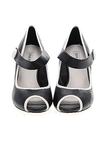 Steve Madden Heels: Black Shoes - Women's Size 7 1/2, thredUP