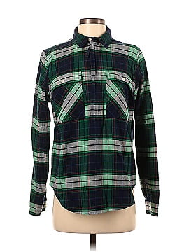 J.Crew Factory Store Long Sleeve Button-Down Shirt (view 1)