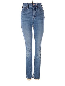 Madewell 11" High-Rise Skinny Jeans in Layne Wash: TENCEL&trade; Denim Edition (view 1)