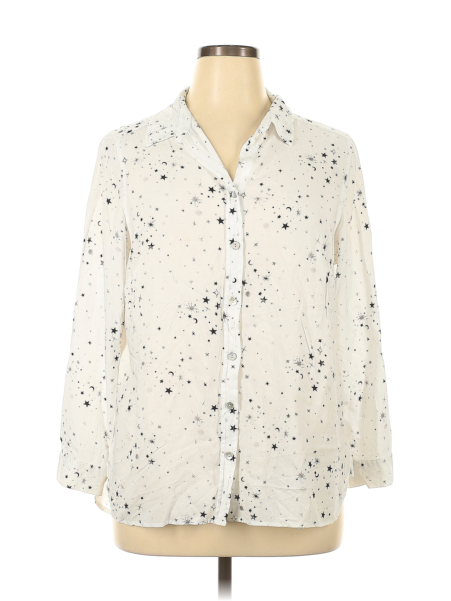 Top Cardigan Femme Jane & Delancey - Imprimé Pois - Manches 3/4 - Taille 2XL