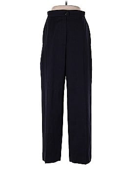 Chanel Navy Blue Wool Pants (view 1)