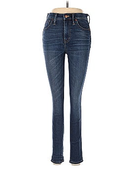 Madewell 10" High-Rise Skinny Jeans in Danny Wash: TENCEL&trade; Denim Edition (view 1)