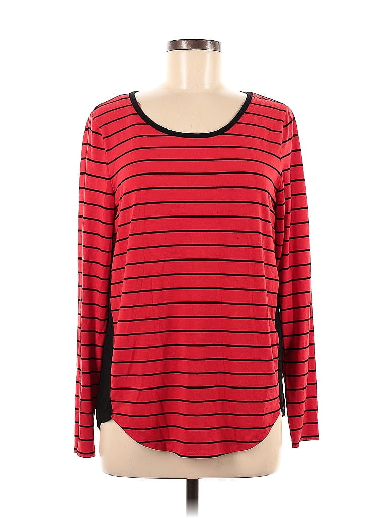 TWO by Vince Camuto Red Long Sleeve T-Shirt Size M - photo 1