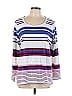 T by Talbots White Pullover Sweater Size 1X (Plus) - photo 1
