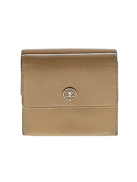 Chanel  Vintage Tan Leather Sevruga Compact Wallet (view 1)