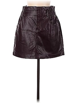 Zara Leather Skirt (view 1)