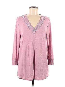 Pink Clover Pullover Sweater (view 1)