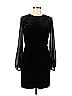 H&M Solid Black Casual Dress Size L - photo 1