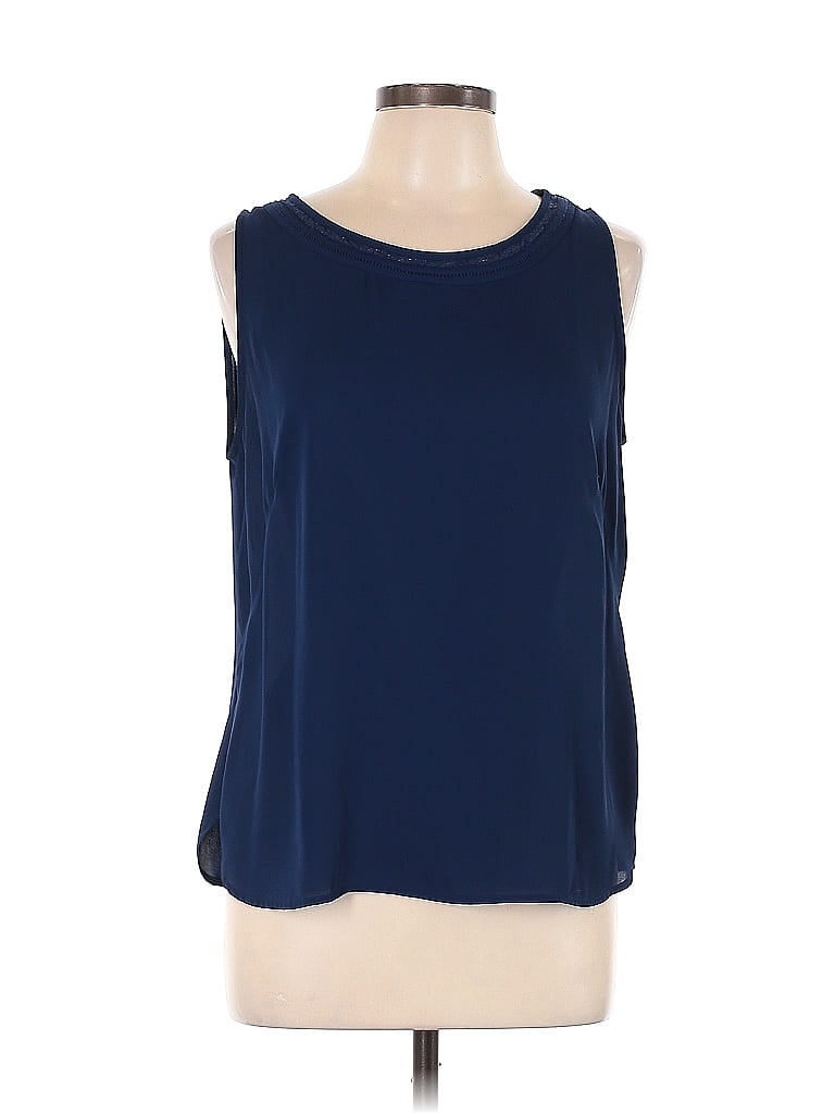 Ann Taylor Sky Blue Sleeveless Blouse