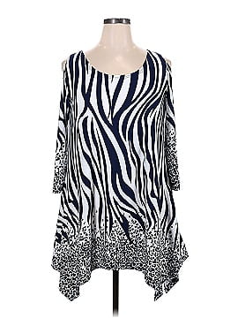 White Mark 3/4 Sleeve Blouse (view 1)