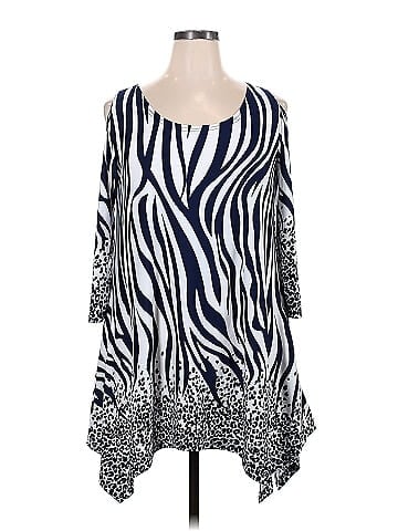 White Mark 3/4 Sleeve Blouse (view 1)