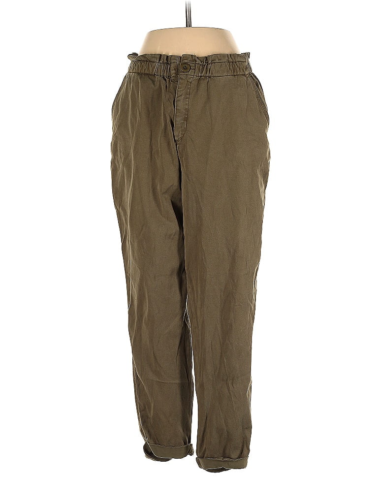 Thread & Supply Tortoise Green Casual Pants Size S - photo 1