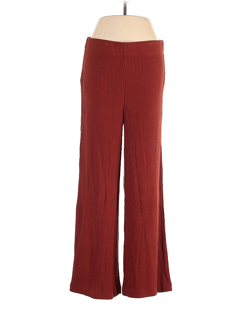 Ann Taylor LOFT Solid Red Casual Pants Size M - photo 1