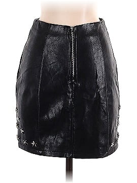 by the way. Faux Leather Skirt (view 2)