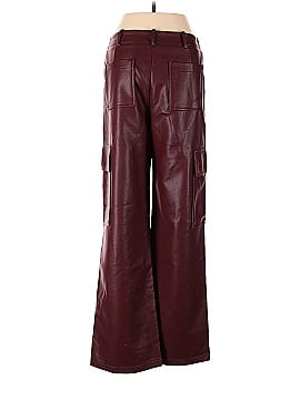 WAYF Faux Leather Pants (view 2)
