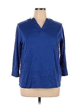 Lands' End 3/4 Sleeve Blouse (view 1)