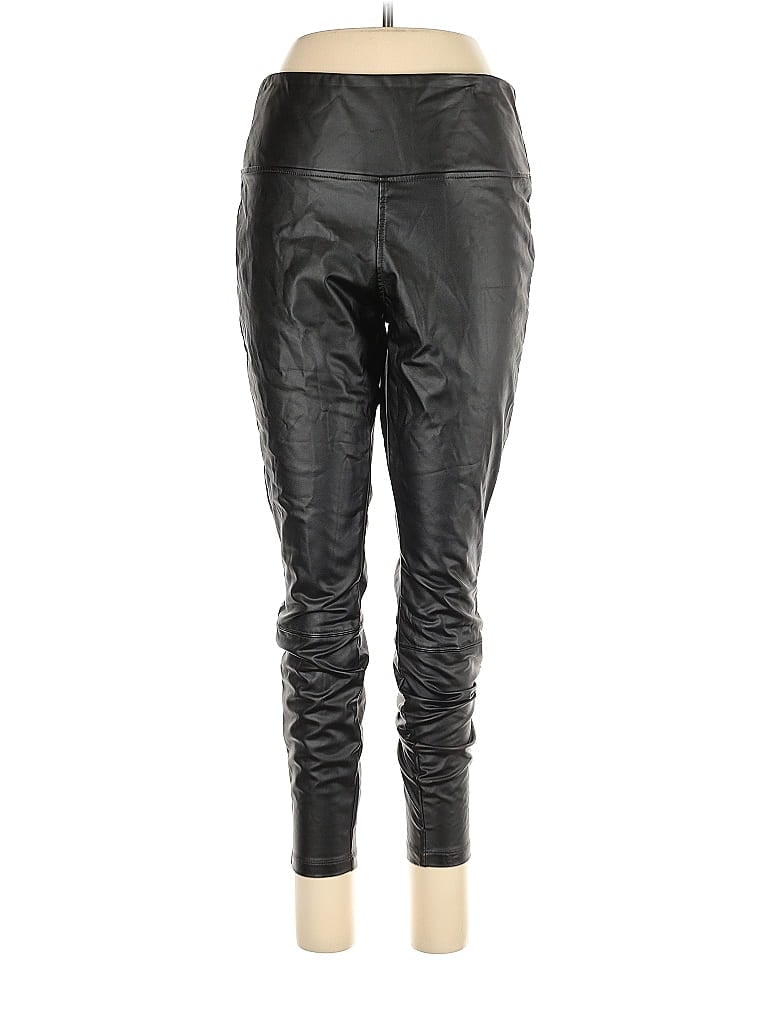 Pre-owned A New Day Faux Leather Pants In Black
