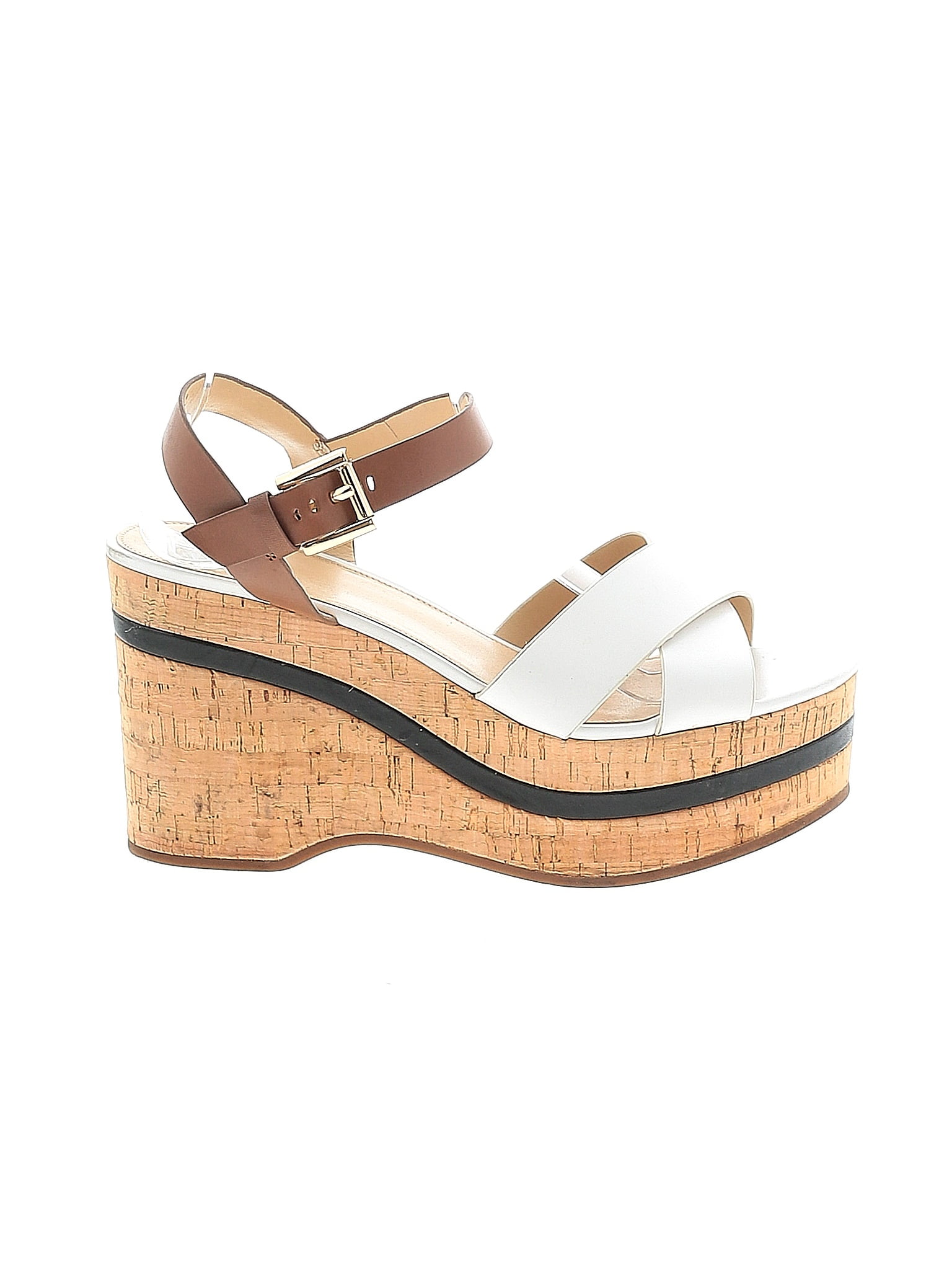 michael kors denim wedges