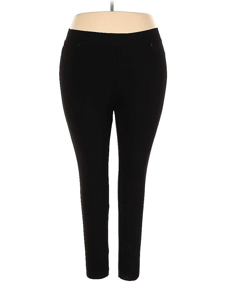 Seven7 Black Casual Pants Size XXL - photo 1