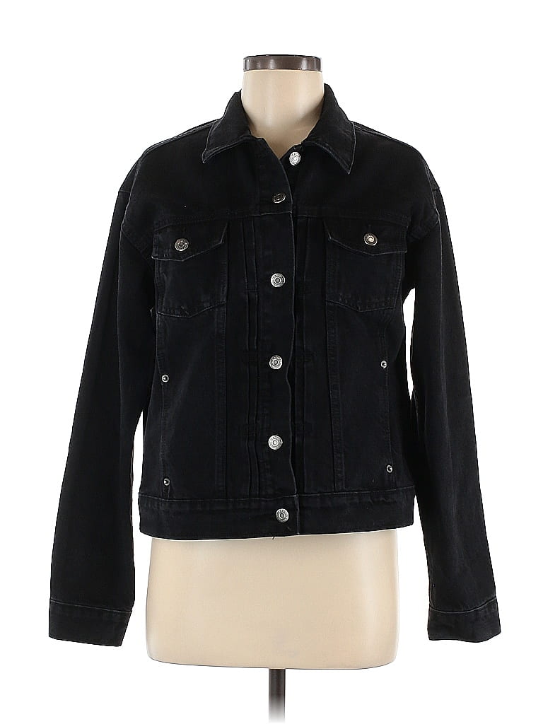 Old Navy 100% Cotton Black Denim Jacket Size M - photo 1