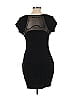 Guess Solid Black Cocktail Dress Size L - photo 2