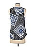 Skies Are Blue 100% Polyester Blue Sleeveless Blouse Size S - photo 2