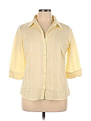 Fashion Bug 3/4 Sleeve Button Down Shirt