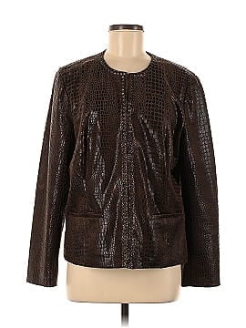 Chico's Faux Leather Jacket (view 1)