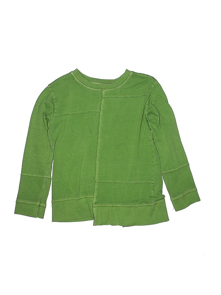 Dot Dot Smile 100% Cotton Green Sweatshirt Size 12 - 14 - photo 1
