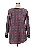 Torrid Checkered-gingham Grid Plaid Gray Sweatshirt Size 1X Plus (1) (Plus) - photo 2
