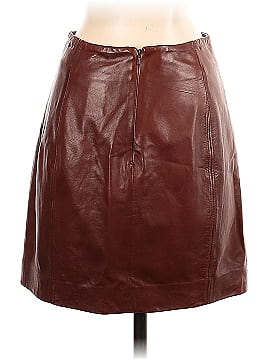 Calvin Klein Leather Skirt (view 2)
