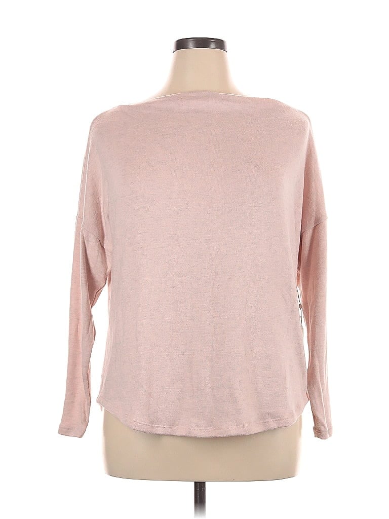 Caslon Pink Long Sleeve Top Size XL - photo 1