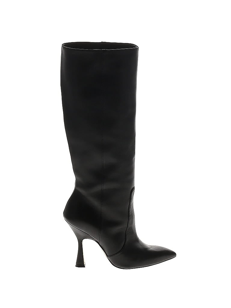 Stuart Weitzman 100% Leather Black Boots Size 6 - photo 1