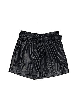 Ci Sono Faux Leather Shorts (view 1)