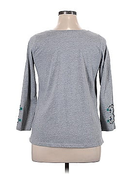 Woman Within Short Sleeve Henley (view 2)