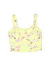 Ninety-Nine Degrees Floral Motif Tropical Yellow Green Swimsuit Top Size M - photo 2
