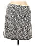 Three Dots Jacquard Marled Tweed Chevron-herringbone Gray Casual Skirt Size L - photo 1
