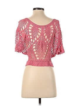 Marciano Short Sleeve Silk Top (view 2)