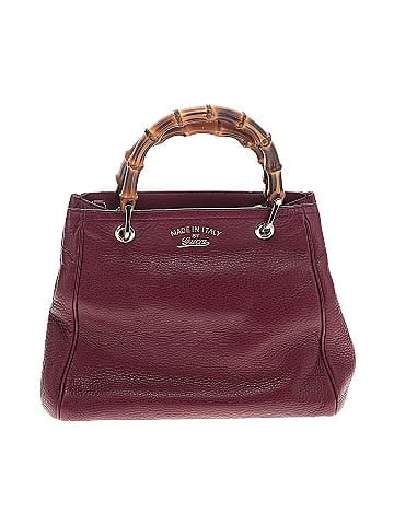 Gucci Leather Satchel - front