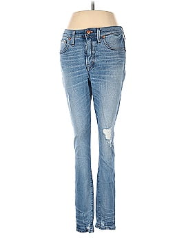 Madewell 9" High-Rise Skinny Jeans: Destructed-Hem Edition (view 1)