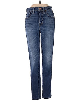 Madewell 10" High-Rise Skinny Jeans in Danny Wash: TENCEL&trade; Denim Edition (view 1)